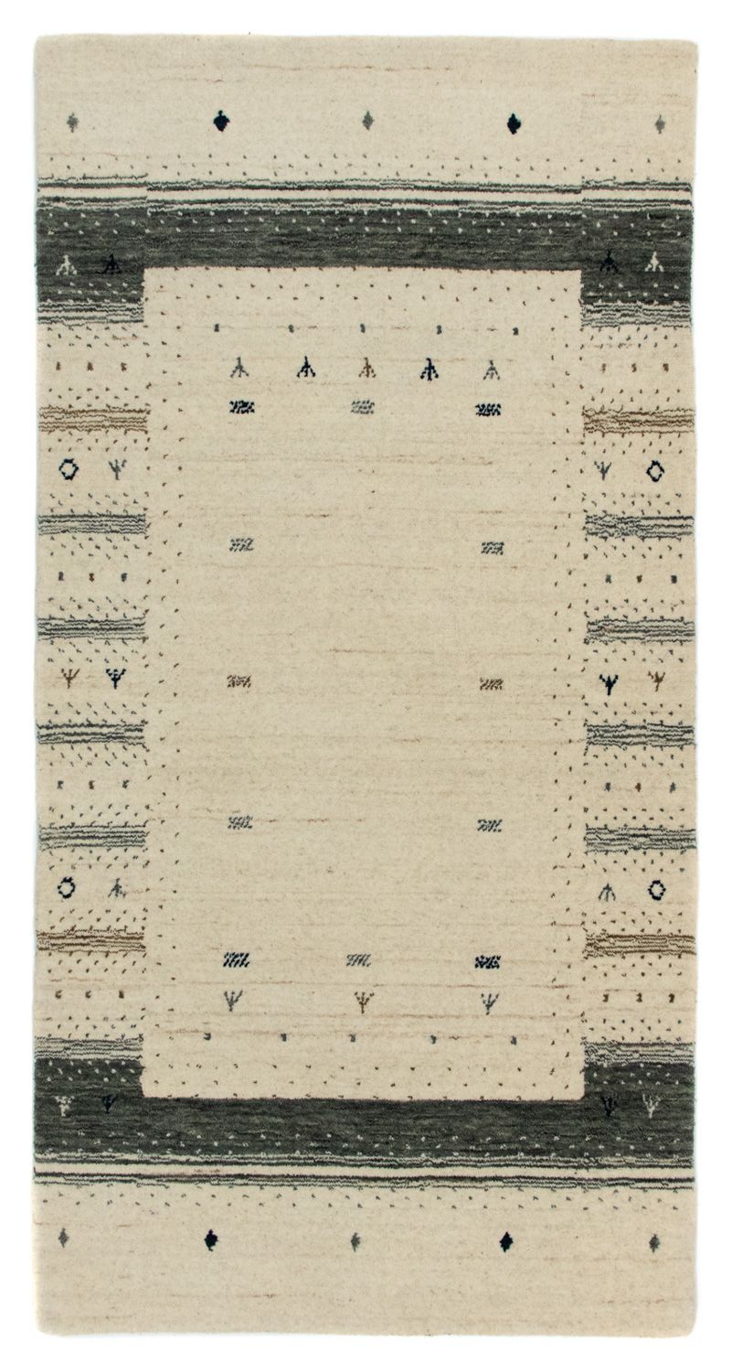 Tappeto Gabbeh - Loribaft Persero - 146 x 72 cm - beige