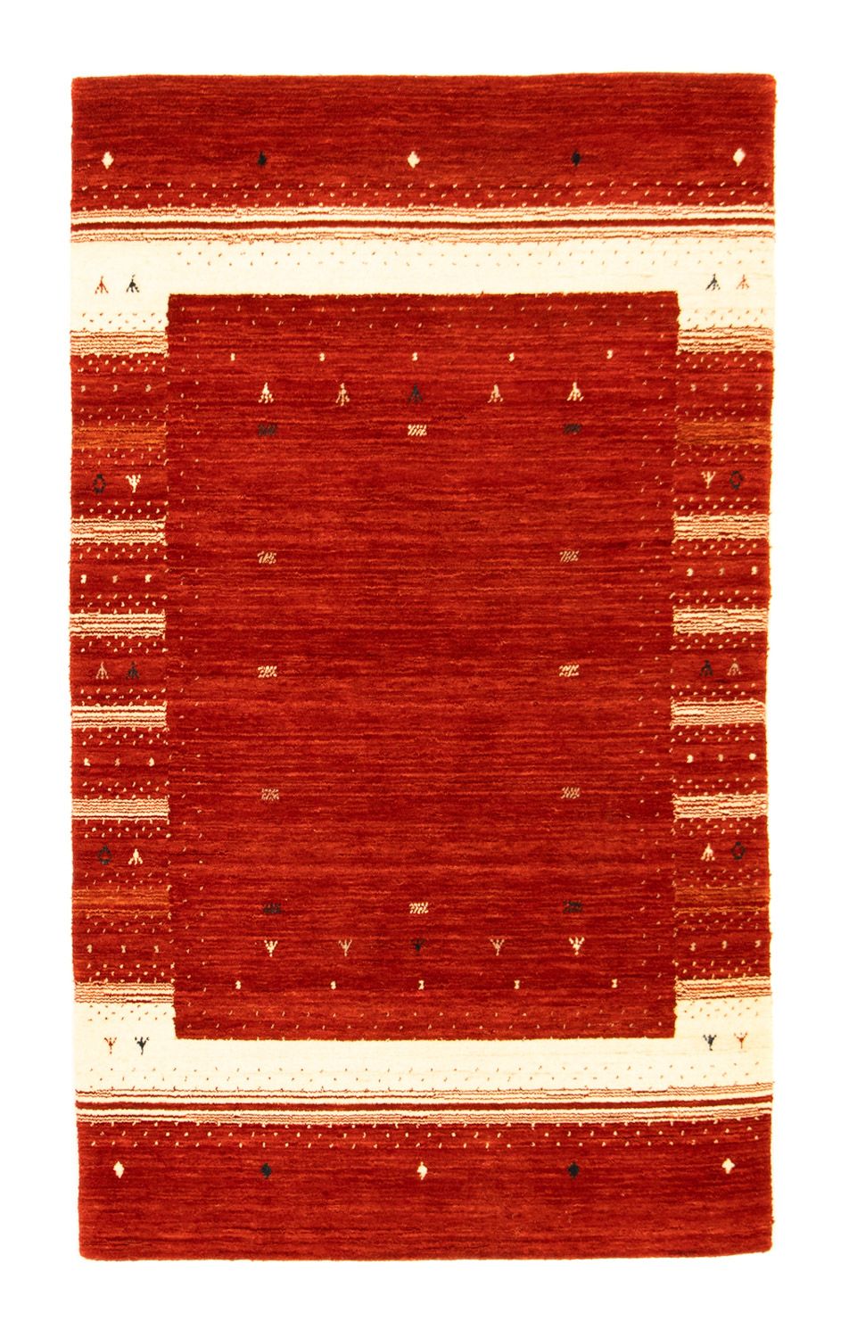 Tappeto Gabbeh - Loribaft Persero - 162 x 94 cm - rosso
