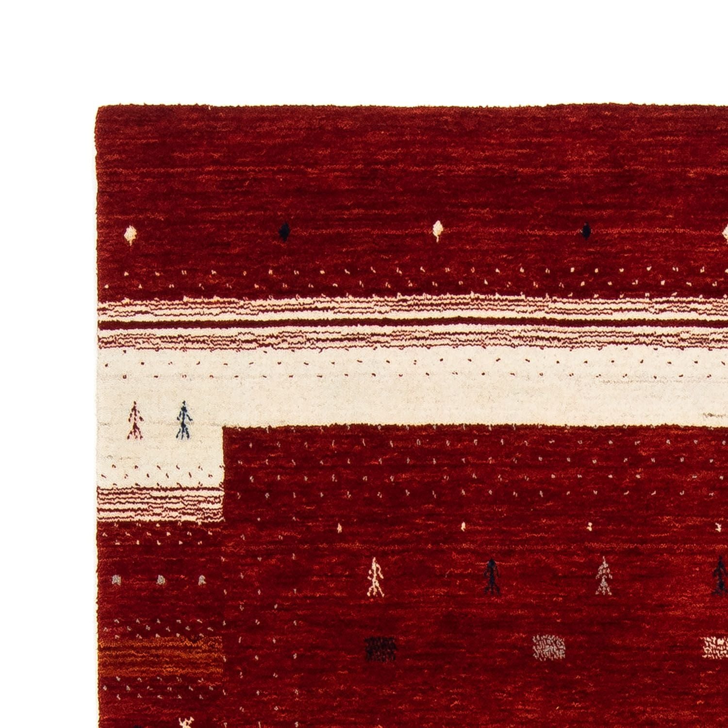 Tappeto Gabbeh - Loribaft Persero - 204 x 140 cm - rosso