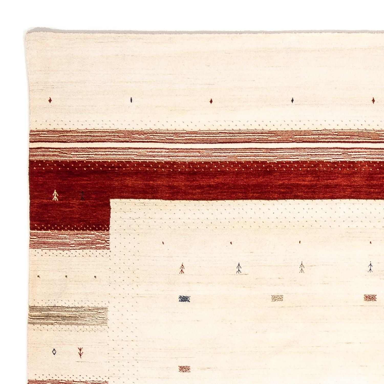 Tappeto Gabbeh - Loribaft Persero - 346 x 254 cm - beige