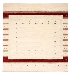 Tappeto Gabbeh - Loribaft Persero quadrato  - 255 x 255 cm - beige