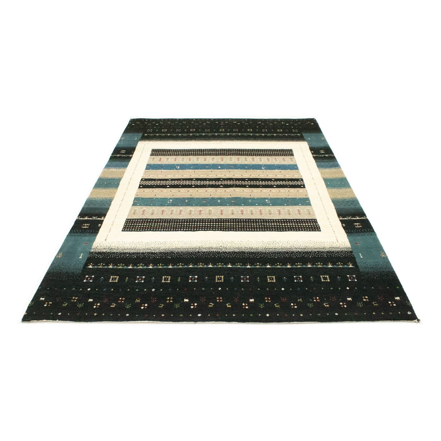Tappeto Gabbeh - Loribaft Persero - 246 x 169 cm - multicolore