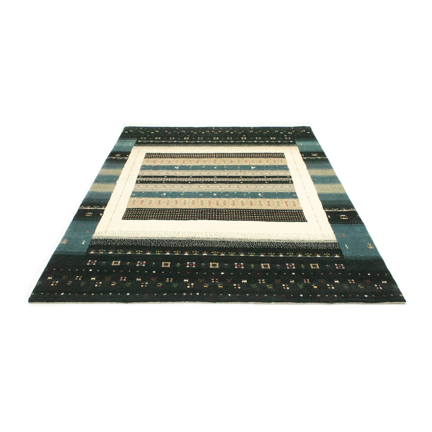Tappeto Gabbeh - Loribaft Persero - 241 x 170 cm - multicolore