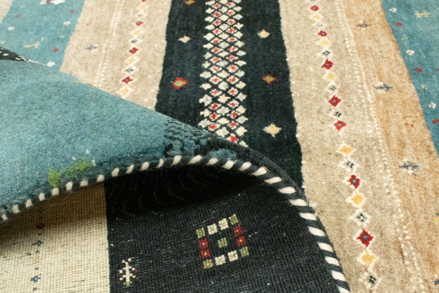 Tappeto Gabbeh - Loribaft Persero - 241 x 170 cm - multicolore