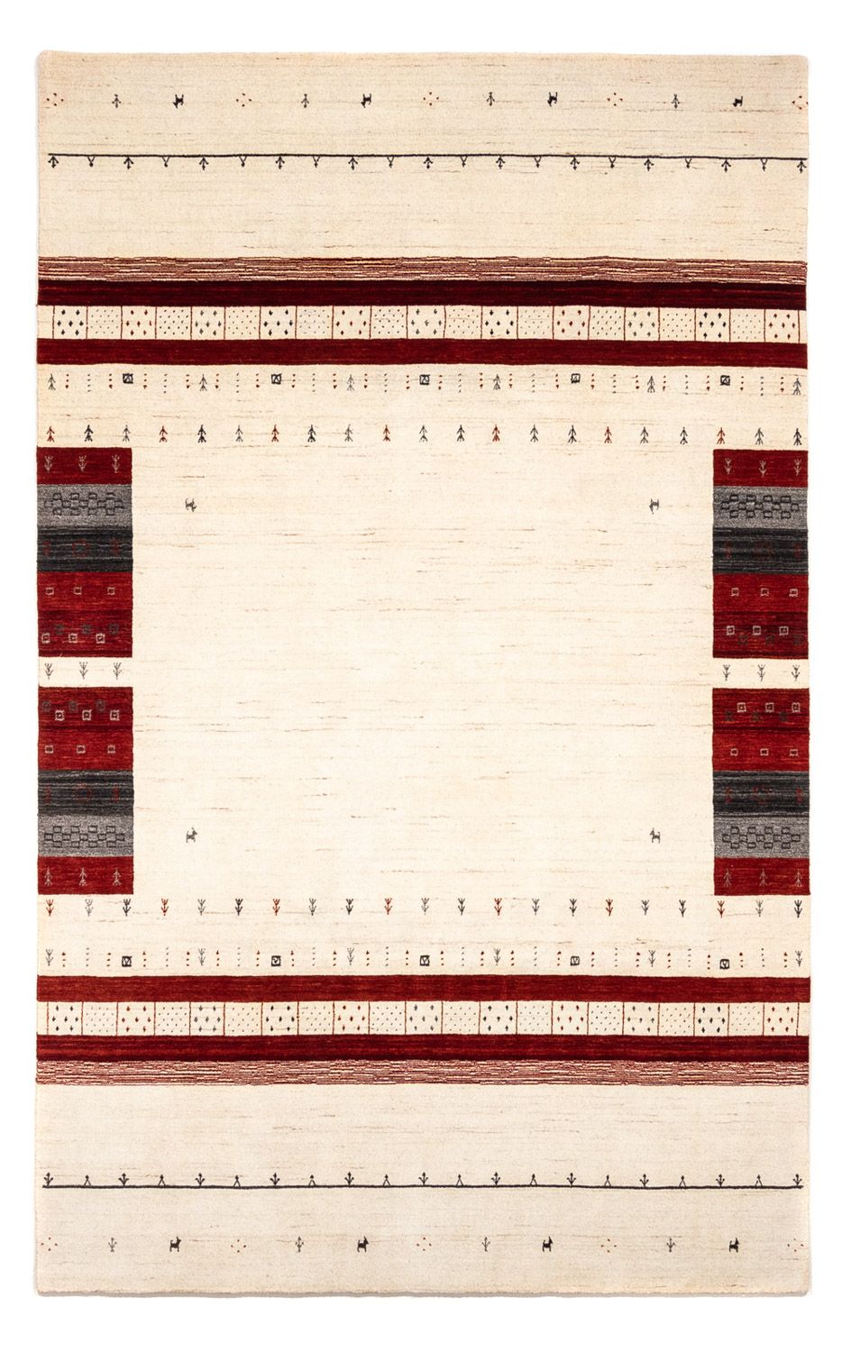 Tappeto Gabbeh - Loribaft Persero - 298 x 200 cm - beige
