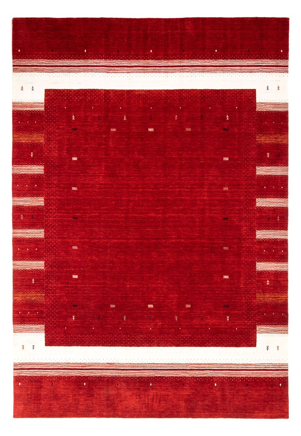 Tappeto Gabbeh - Loribaft Persero - 350 x 247 cm - rosso