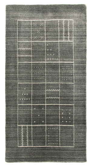Tappeto vintage - 144 x 74 cm - grigio