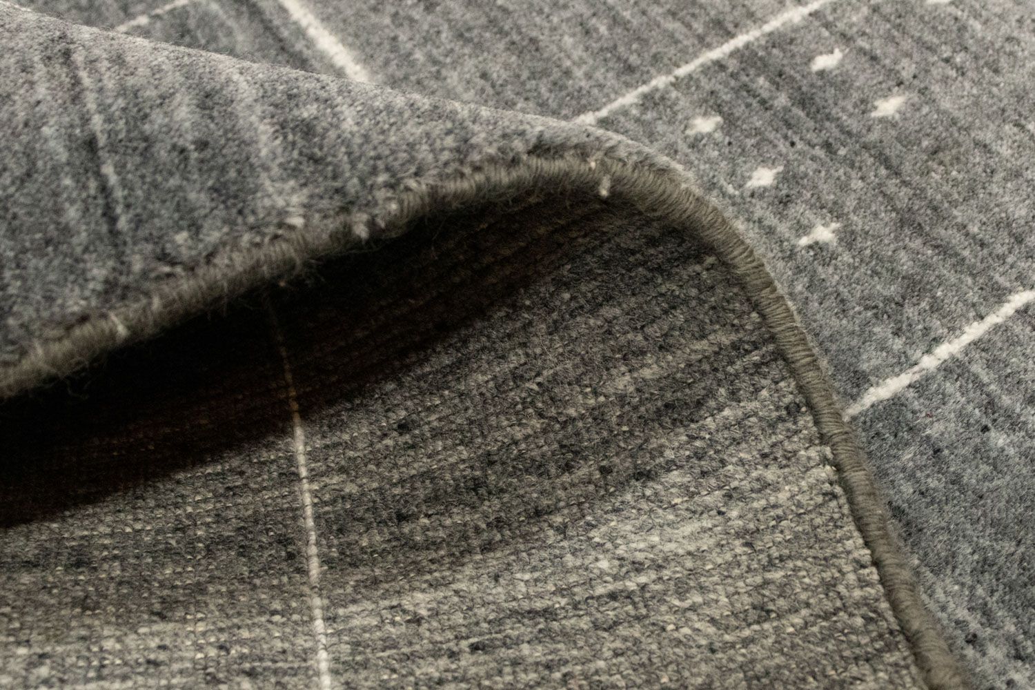 Tappeto vintage - 144 x 74 cm - grigio
