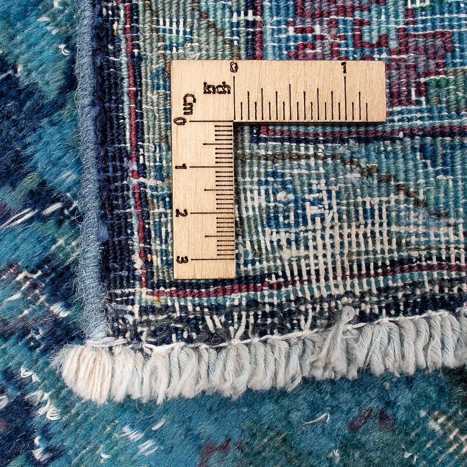 Tappeto vintage - 333 x 258 cm - blu