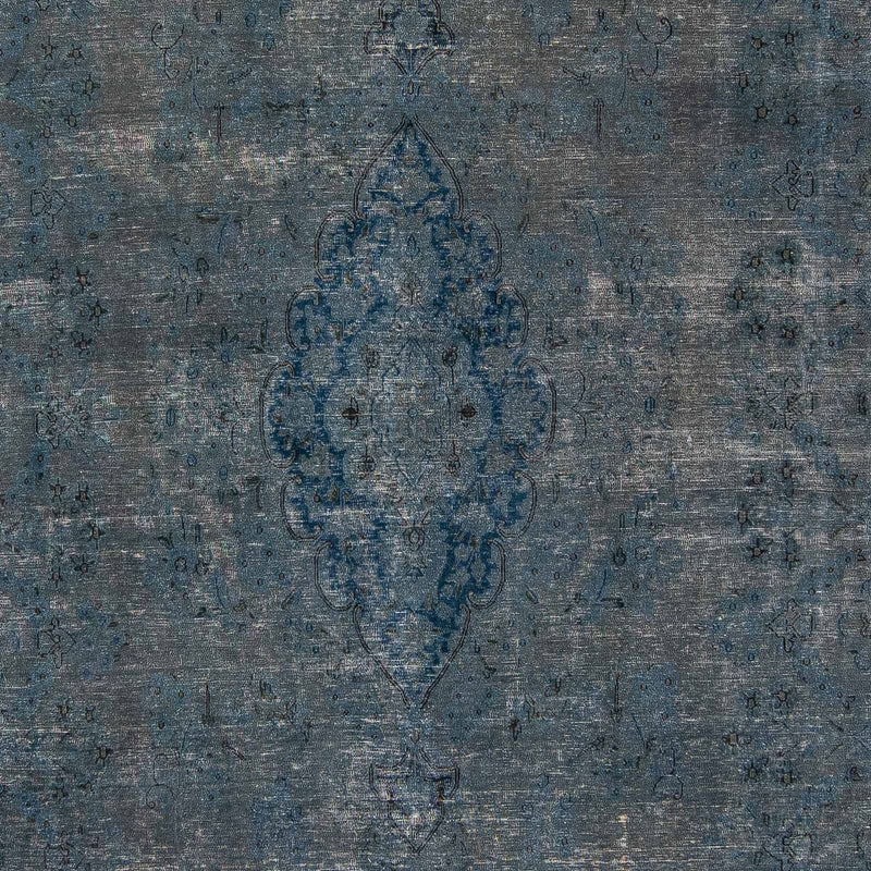 Tappeto vintage - 386 x 290 cm - blu scuro