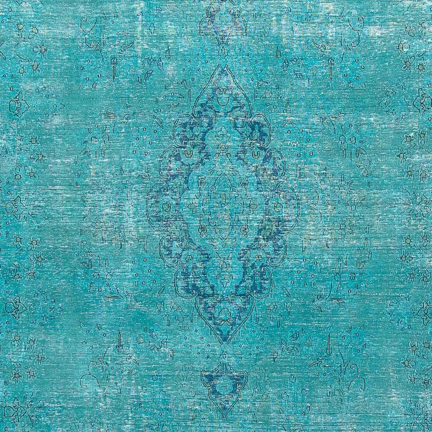 Tappeto vintage - 395 x 295 cm - blu