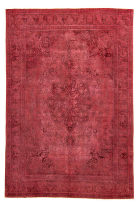 Tappeto vintage - 383 x 285 cm - rosso scuro