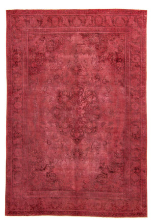 Tappeto vintage - 383 x 285 cm - rosso scuro