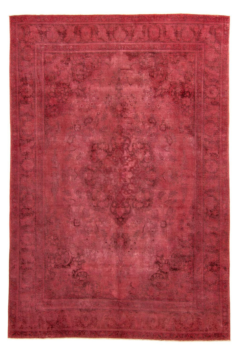 Tappeto vintage - 383 x 285 cm - rosso scuro