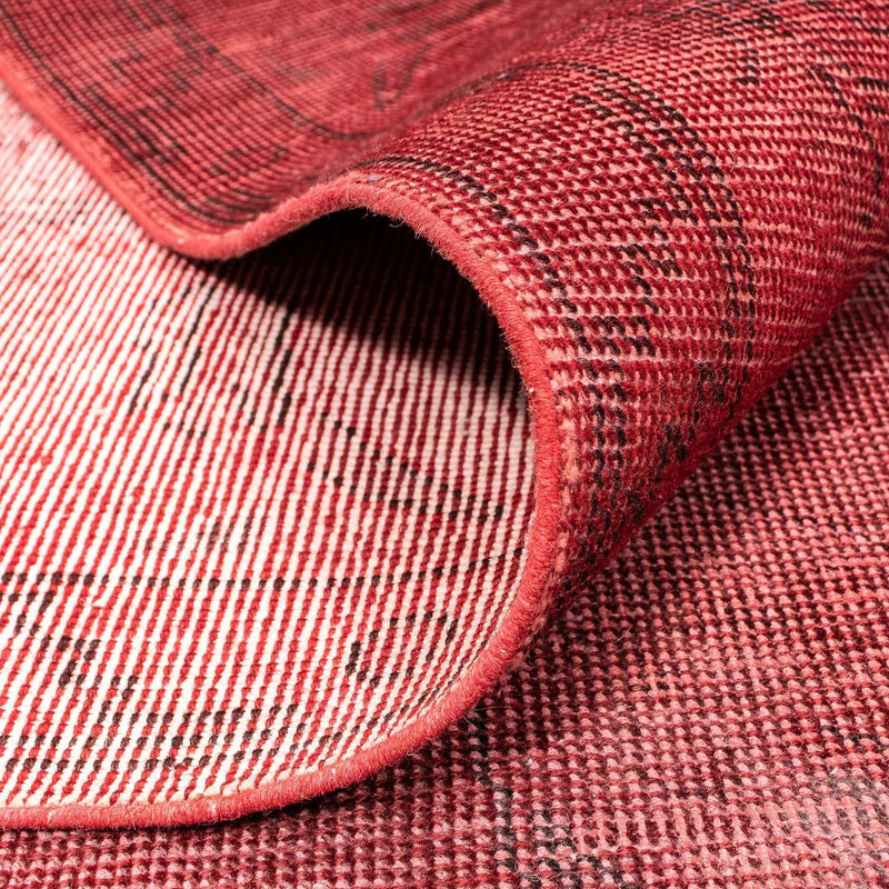 Tappeto di design - 210 x 156 cm - rosso scuro