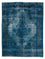Tappeto vintage - 378 x 295 cm - blu scuro