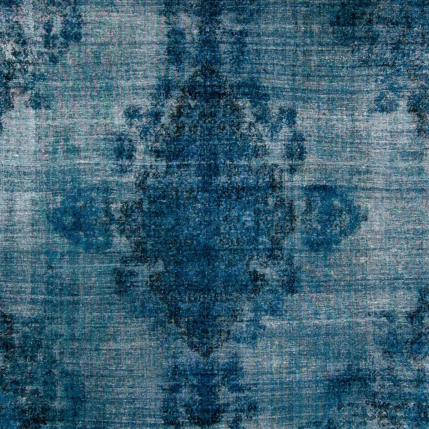 Tappeto vintage - 378 x 295 cm - blu scuro