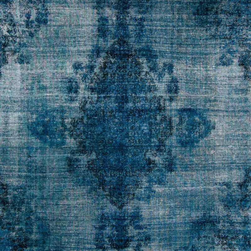 Tappeto vintage - 378 x 295 cm - blu scuro