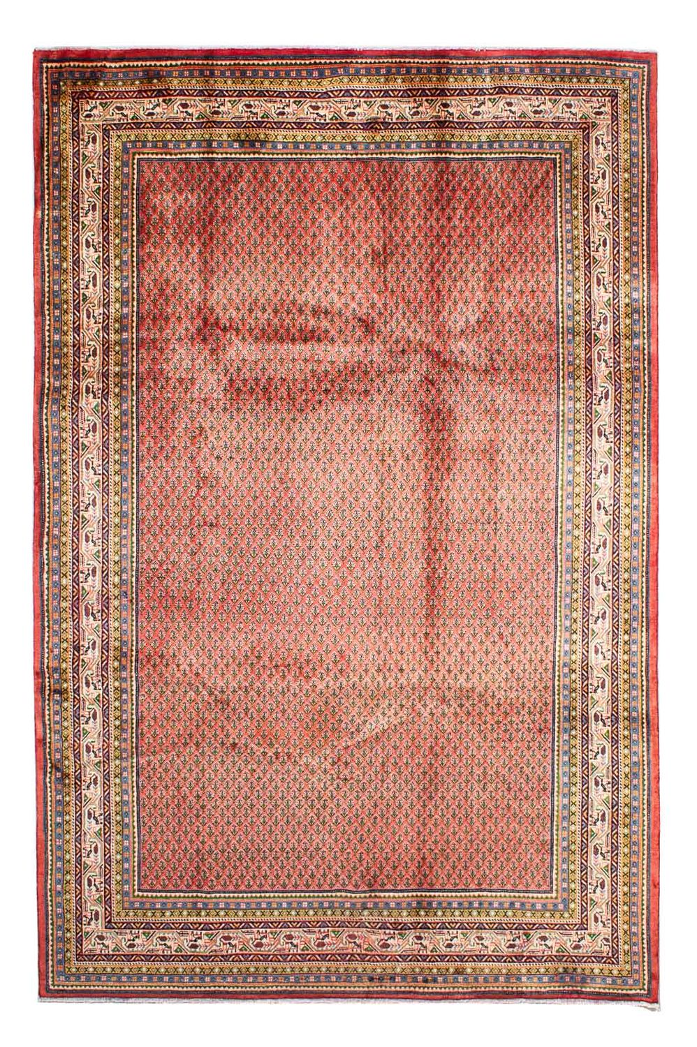 Tappeto Persero - Mir - 310 x 215 cm - rosso scuro