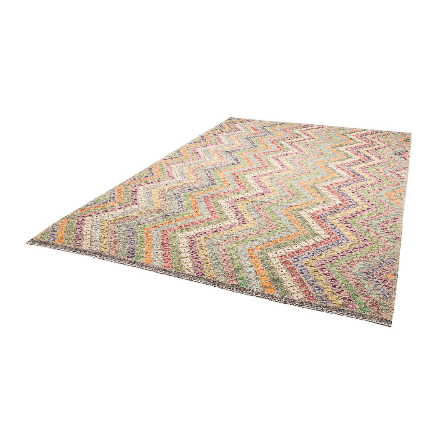 Tappeto Kelim - Splash - 298 x 210 cm - multicolore