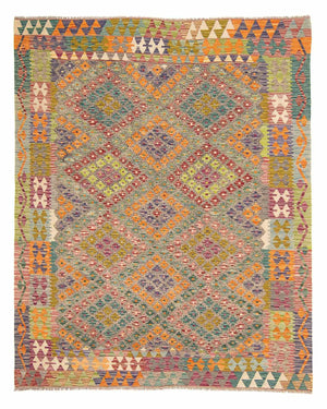 Tappeto Kelim - Splash - 241 x 202 cm - multicolore