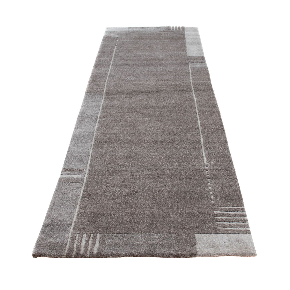 Tappeto corsia Tappeto Nepal - 300 x 80 cm - grigio