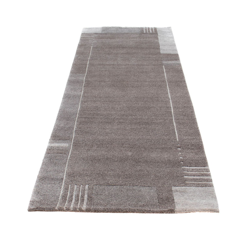 Tappeto corsia Tappeto Nepal - 250 x 80 cm - grigio