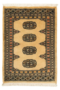 Tappeto afgano - Bukhara - 91 x 65 cm - marrone chiaro