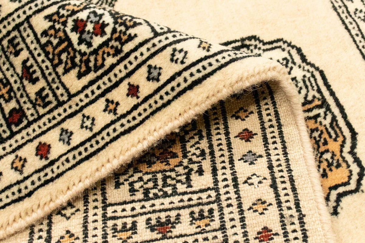 Tappeto afgano - Bukhara - 129 x 78 cm - beige