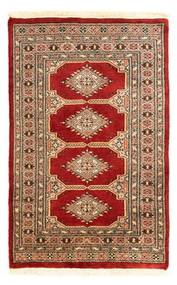 Tappeto afgano - Bukhara - 123 x 78 cm - rosso