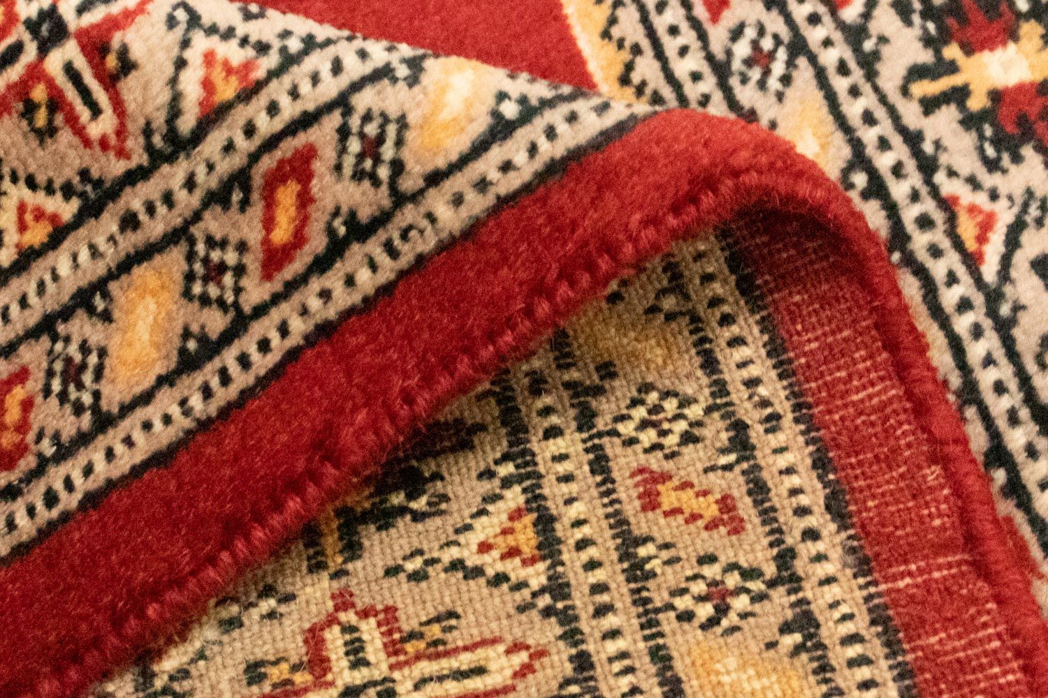 Tappeto afgano - Bukhara - 123 x 78 cm - rosso