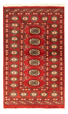 Tappeto afgano - Bukhara - 132 x 78 cm - rosso