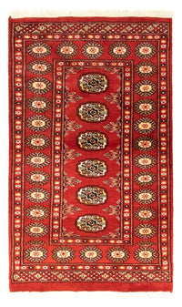 Tappeto afgano - Bukhara - 132 x 78 cm - rosso