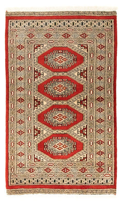 Tappeto afgano - Bukhara - 133 x 78 cm - rosso