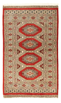 Tappeto afgano - Bukhara - 133 x 78 cm - rosso