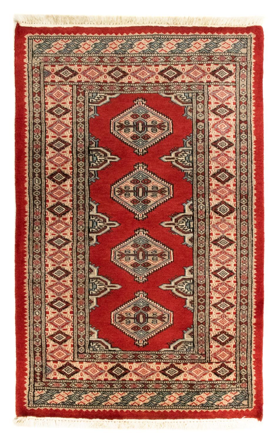 Tappeto afgano - Bukhara - 121 x 80 cm - rosso