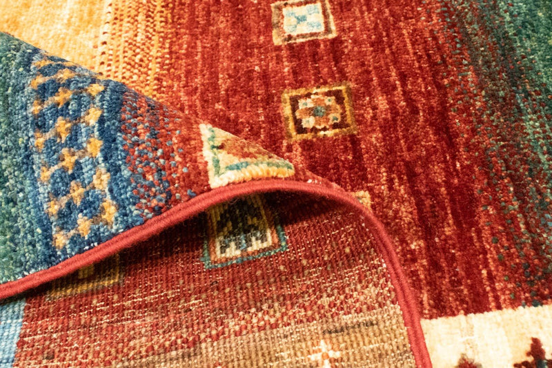 Tappeto Gabbeh - Loribaft Persero - 214 x 152 cm - multicolore