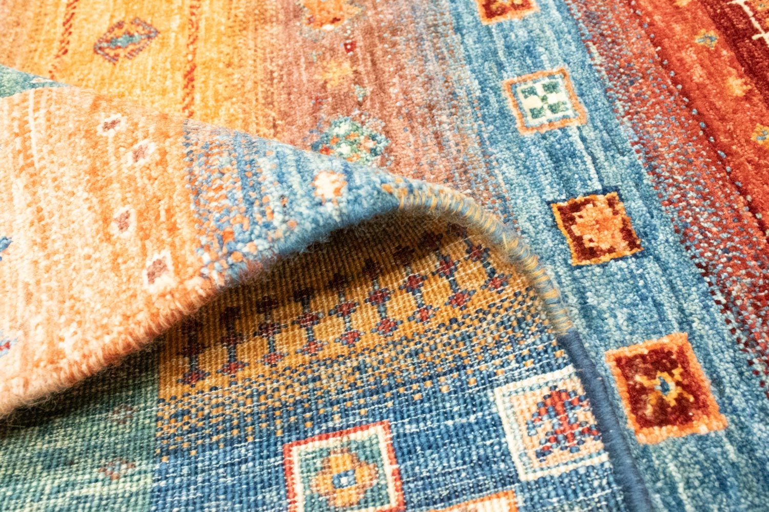 Tappeto Gabbeh - Loribaft Persero - 197 x 151 cm - multicolore