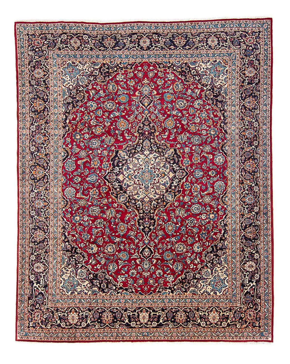 Tappeto Persero - Keshan - 375 x 291 cm - rosso