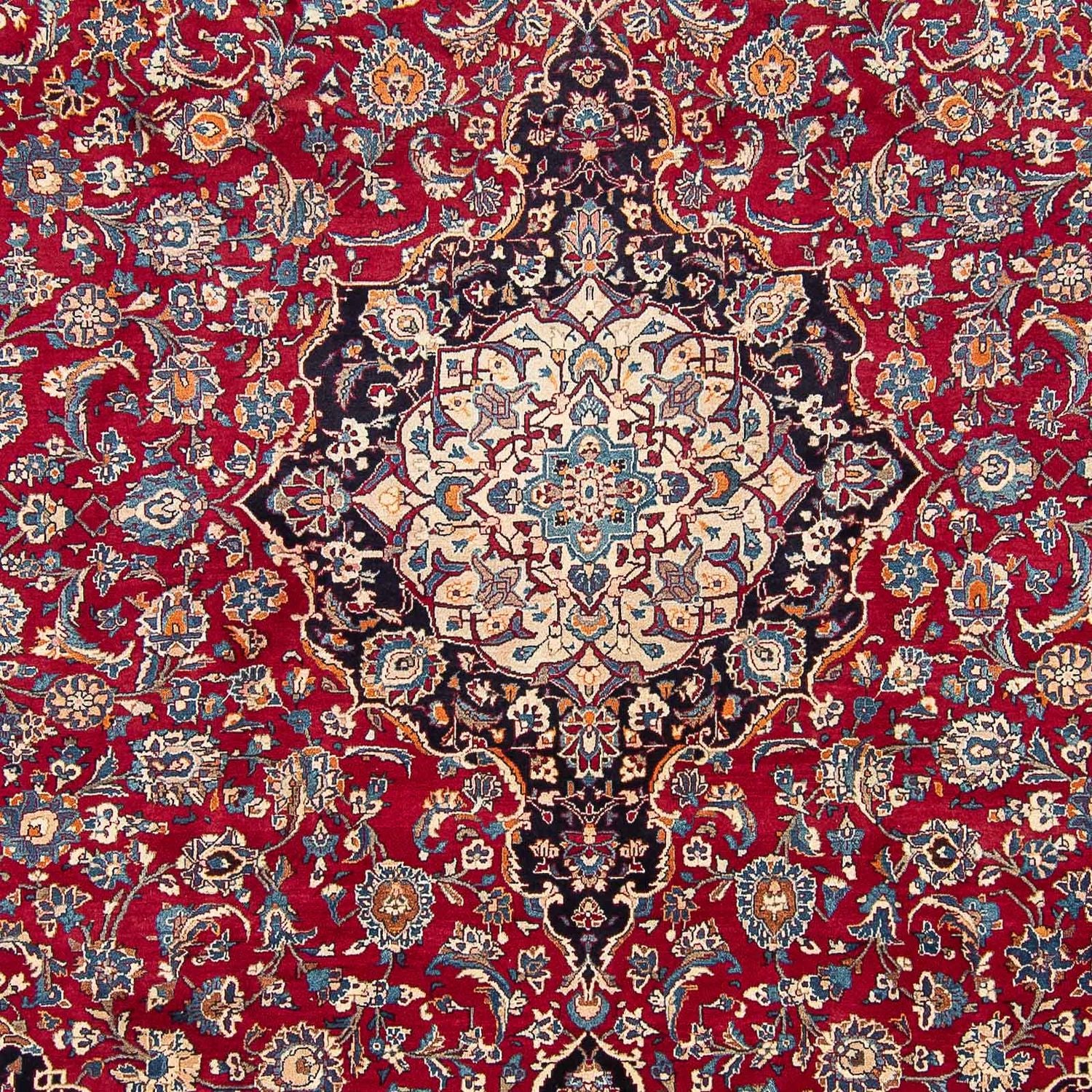 Tappeto Persero - Keshan - 375 x 291 cm - rosso