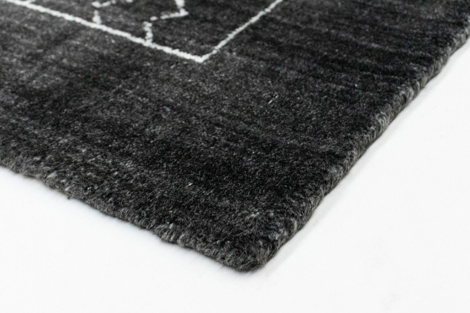 Tappeto vintage - 140 x 70 cm - grigio scuro