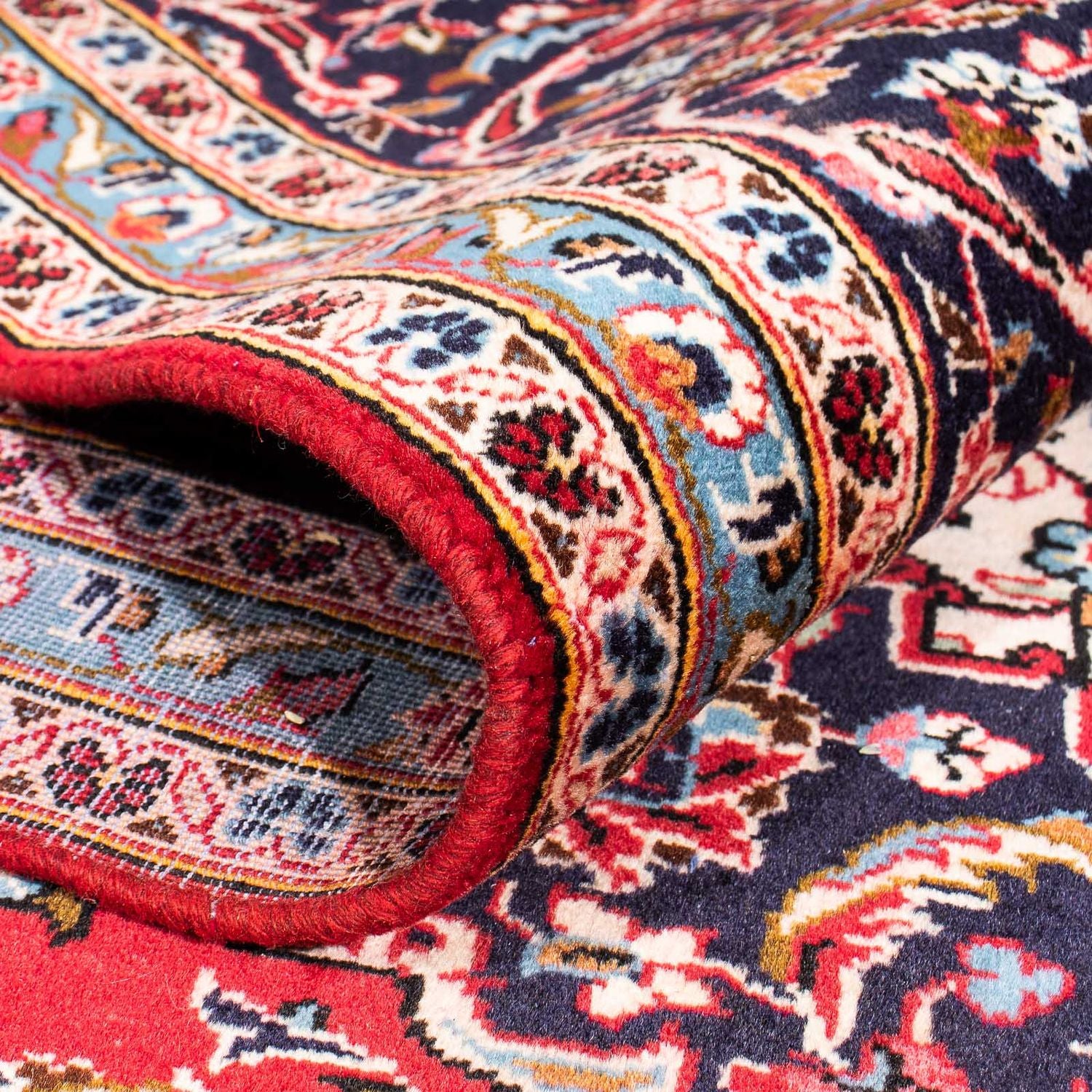 Tappeto Persero - Keshan - 354 x 253 cm - rosso scuro