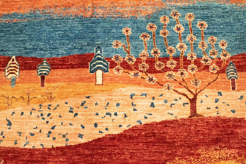 Tappeto Gabbeh - Loribaft Persero - 204 x 150 cm - multicolore
