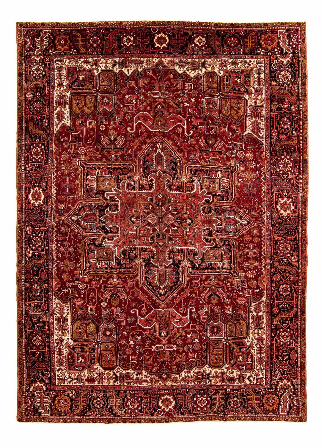 Tappeto Persero - Nomade - 368 x 272 cm - rosso scuro