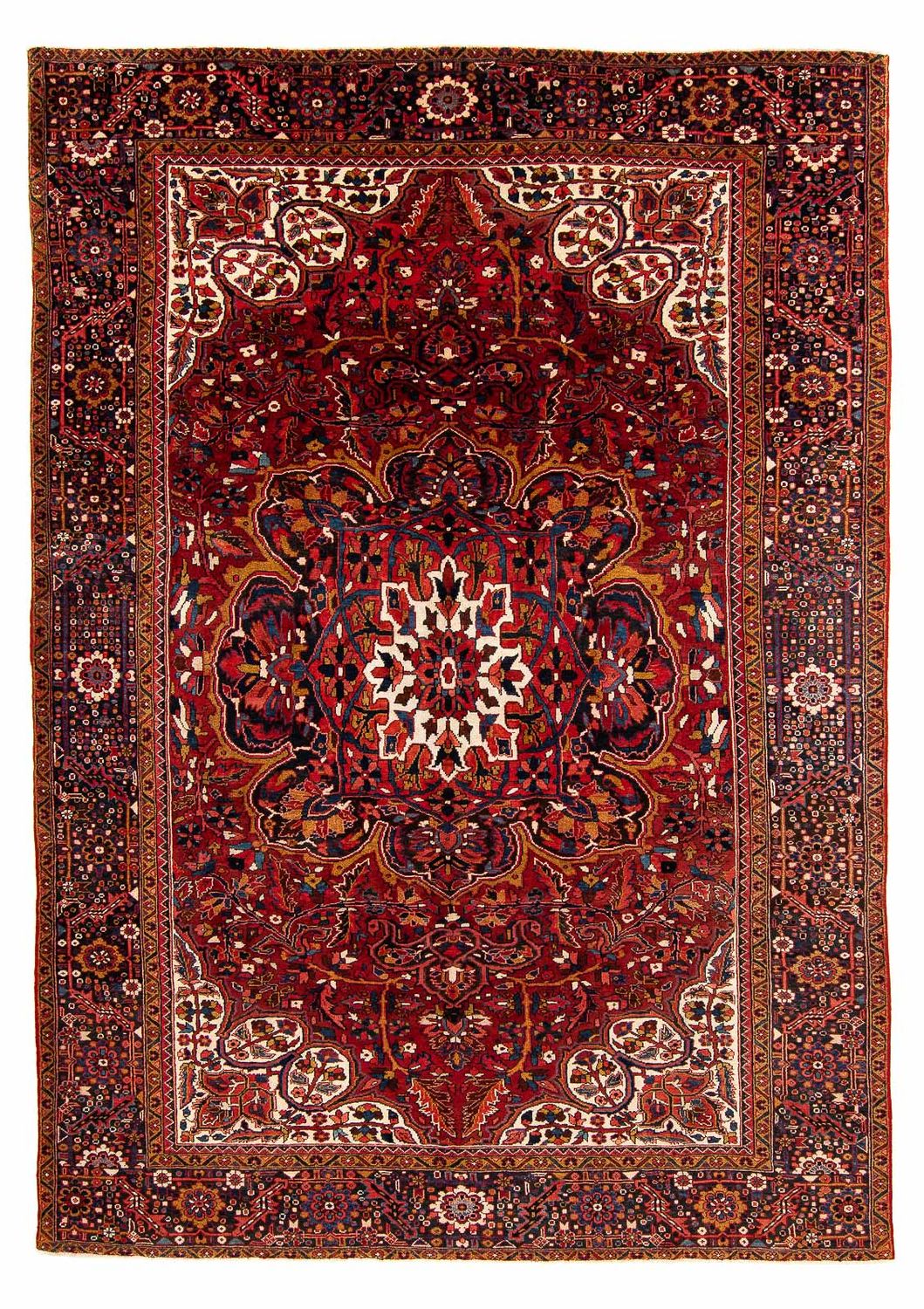 Tappeto Persero - Nomade - 405 x 296 cm - rosso scuro