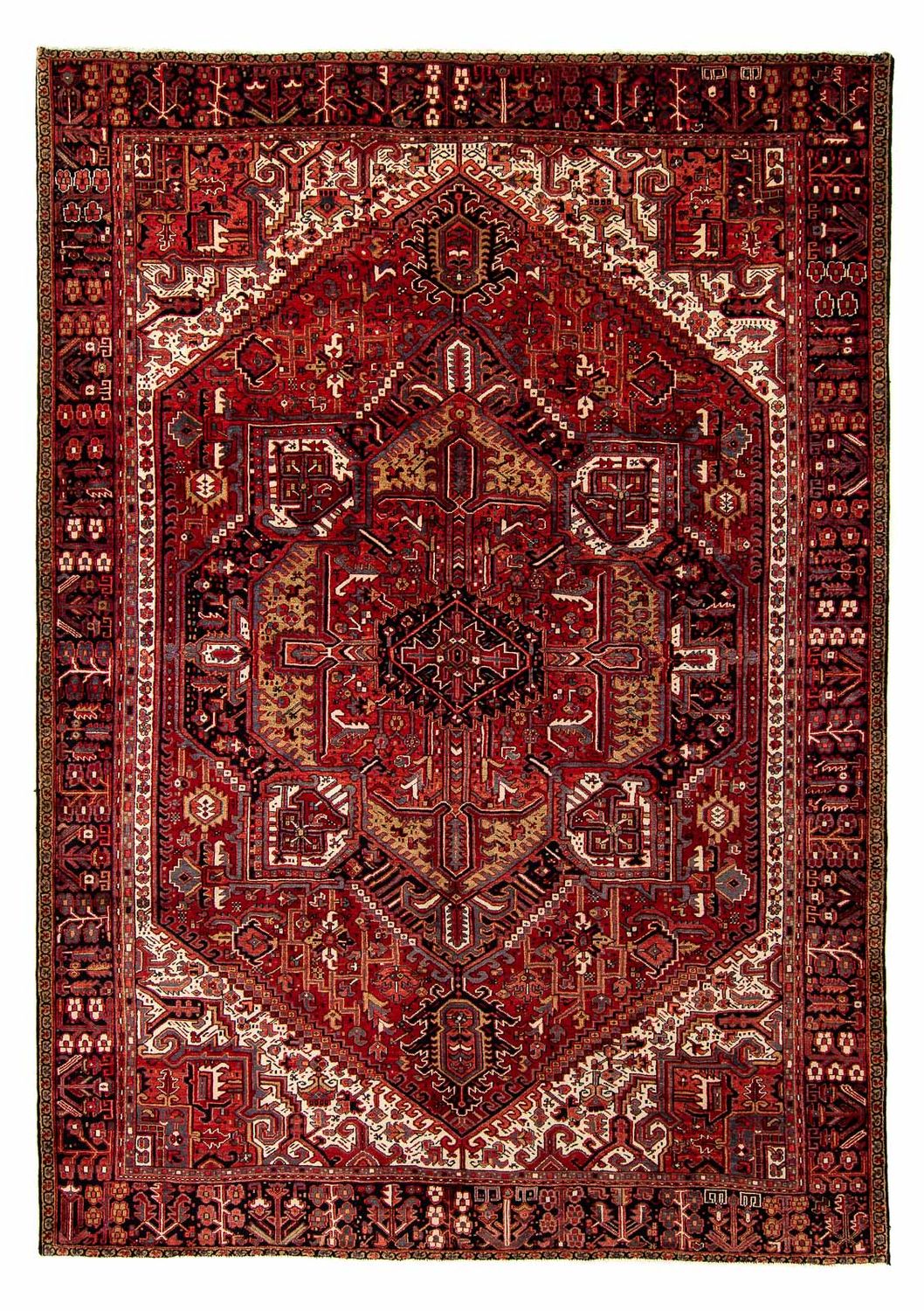 Tappeto Persero - Nomade - 410 x 306 cm - rosso scuro