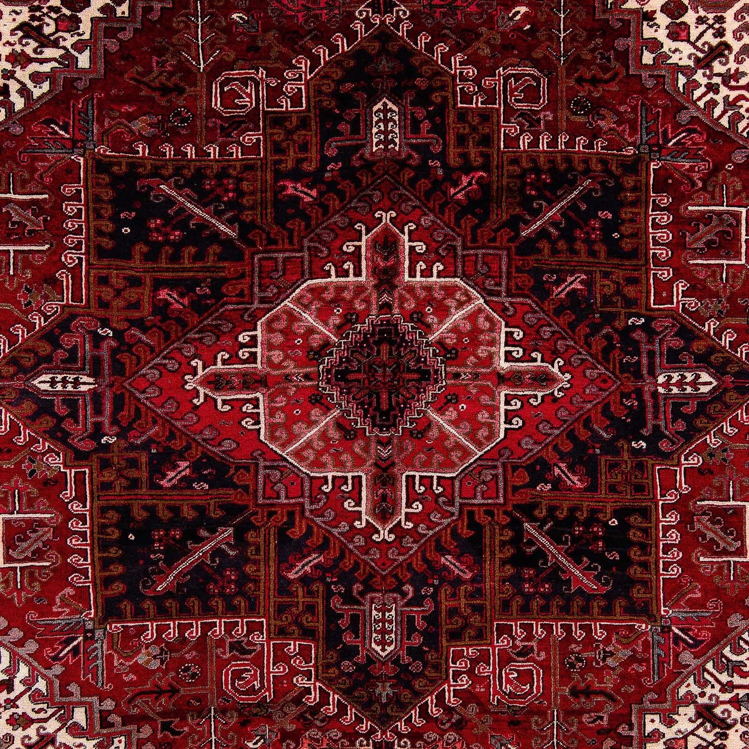 Tappeto Persero - Nomade - 428 x 315 cm - rosso scuro