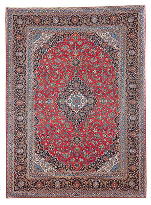 Tappeto Persero - Keshan - 400 x 398 cm - rosso