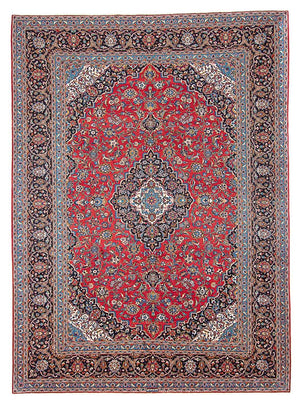 Tappeto Persero - Keshan - 400 x 398 cm - rosso