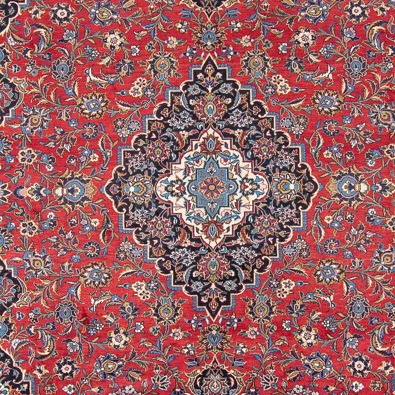 Tappeto Persero - Keshan - 400 x 398 cm - rosso